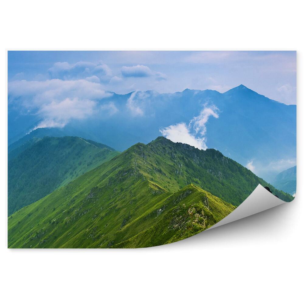 Okleina ścienna Fotograf góry zieleń natura niebo chmury