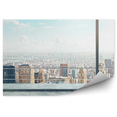 Fototapeta na ścianę Krajobraz miasto widok z okna