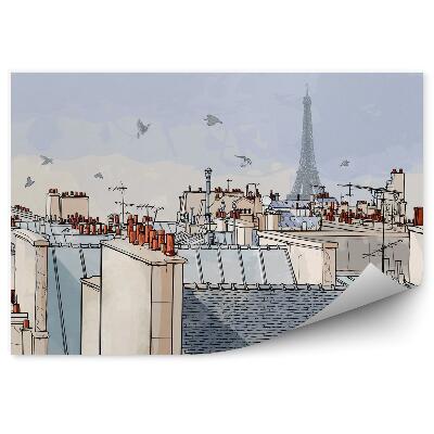 Fototapeta Paris france - dachy paryż francja