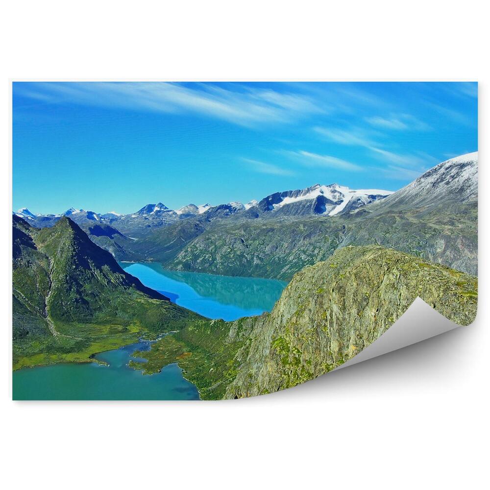 Okleina ścienna Malowniczy krajobraz górski norwegia