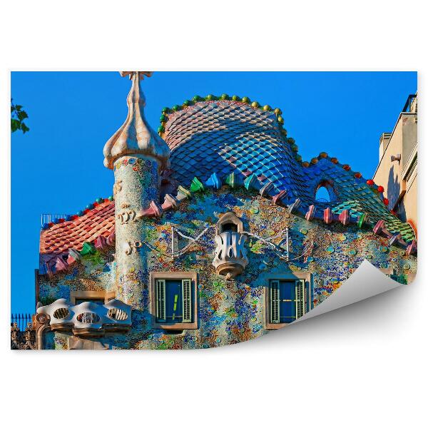 Okleina ścienna park Guell Barcelona Hiszpania