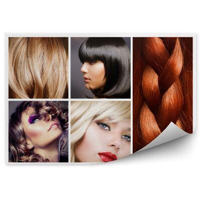 Fotopeta Kolaż włosów. Fryzury