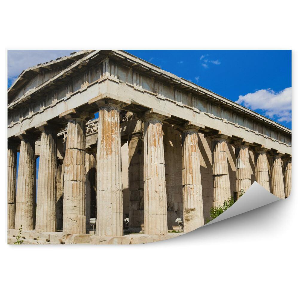 Fototapeta Starożytna agora grecja ruiny turystyka