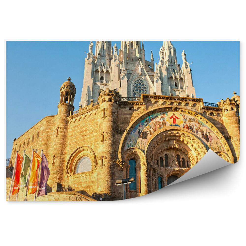 Okleina na ścianę Kościół zdobienia barcelona rzeźby