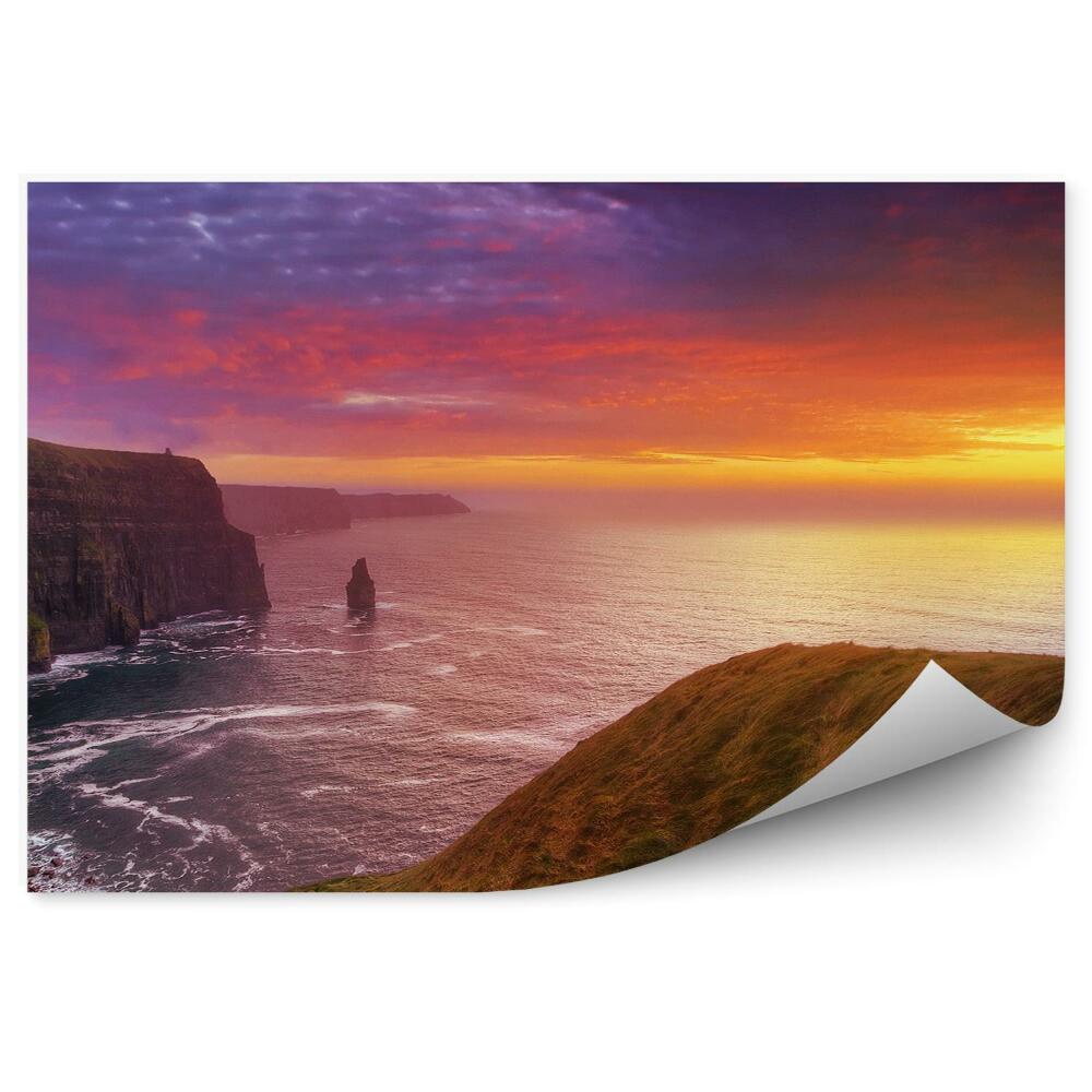 Fototapeta Ocean klif moher zachód słońca irlandia dublin