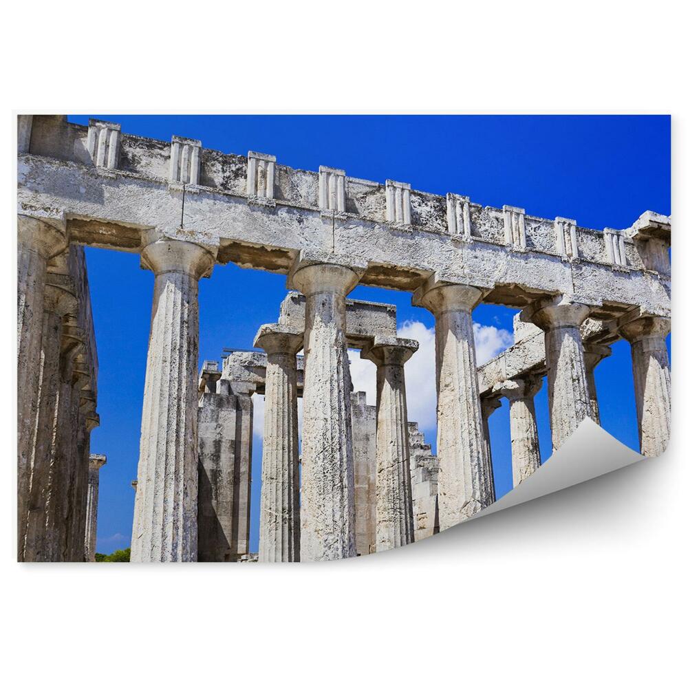 Fototapeta Starożytna świątynia ruiny wyspa grecja