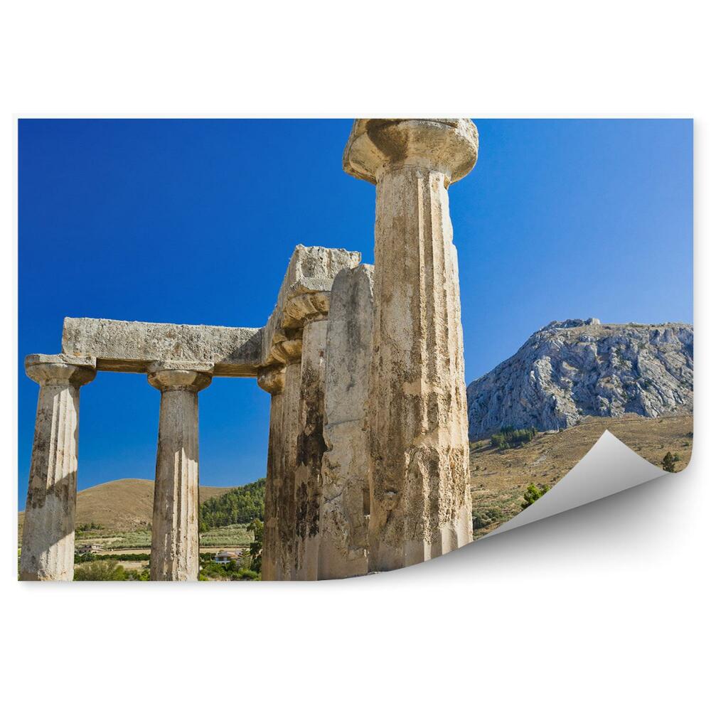 Fototapeta Ruiny świątyni korynt grecja
