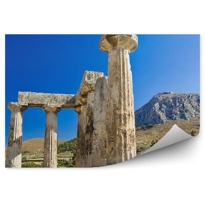 Fototapeta Ruiny świątyni korynt grecja