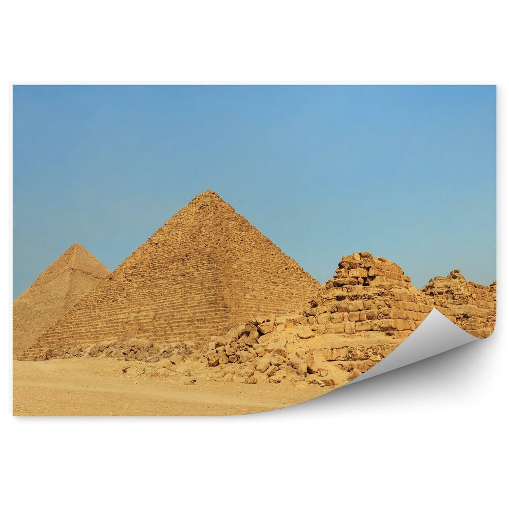 Fototapeta samoprzylepna Wielka piramida egipt ruiny piasek