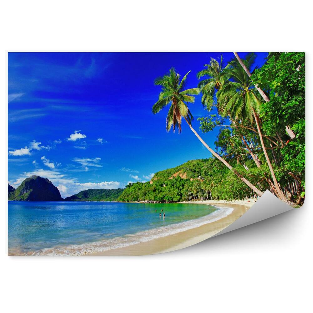 Fototapeta Panoramiczny piękna plaża palawan