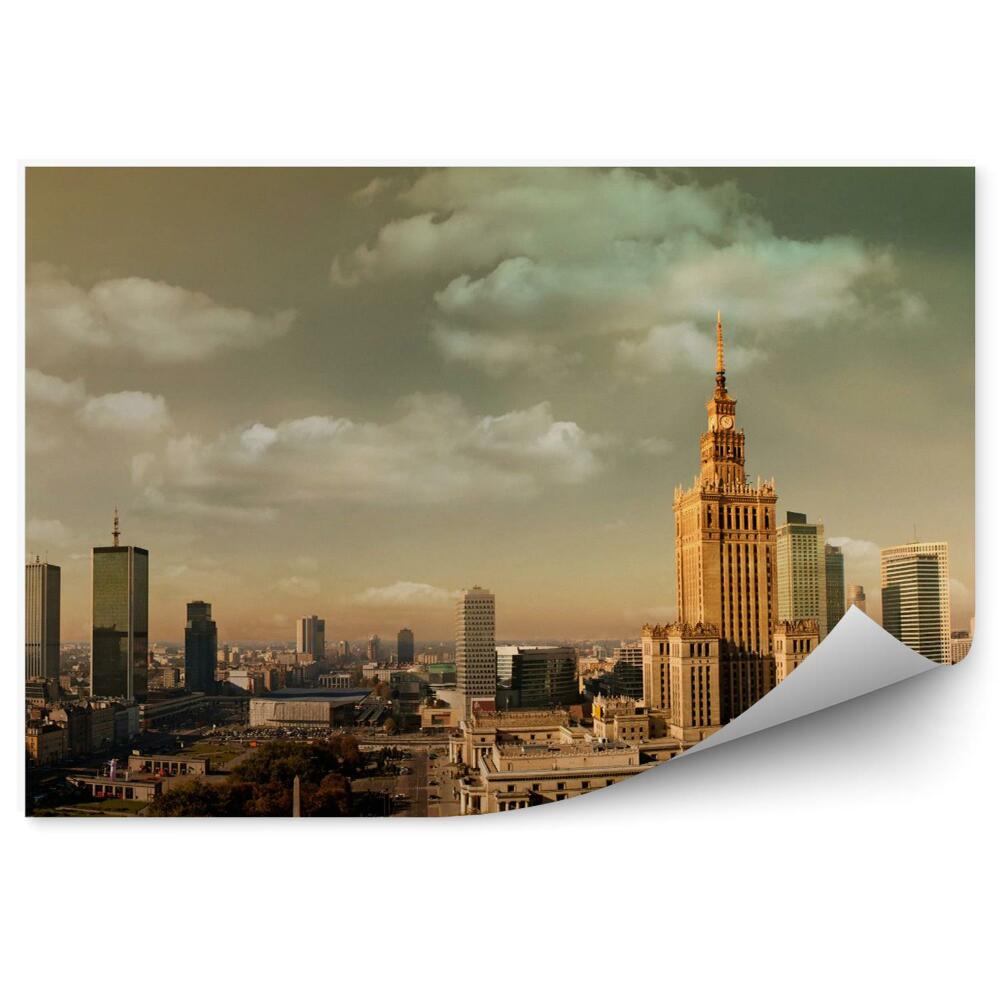 Fototapeta Warszawa panorama