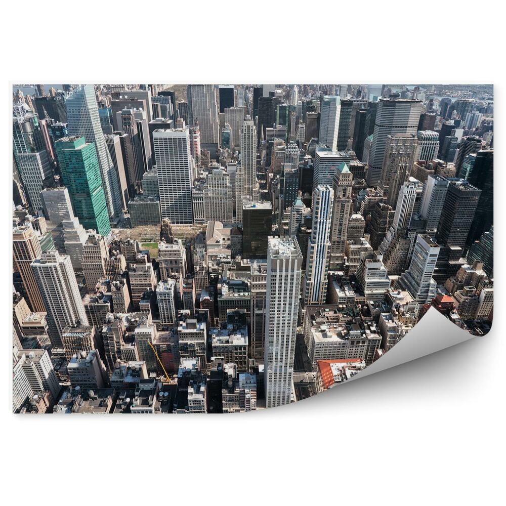 Fototapeta widok z lotu ptaka Manhattan Nowy Jork