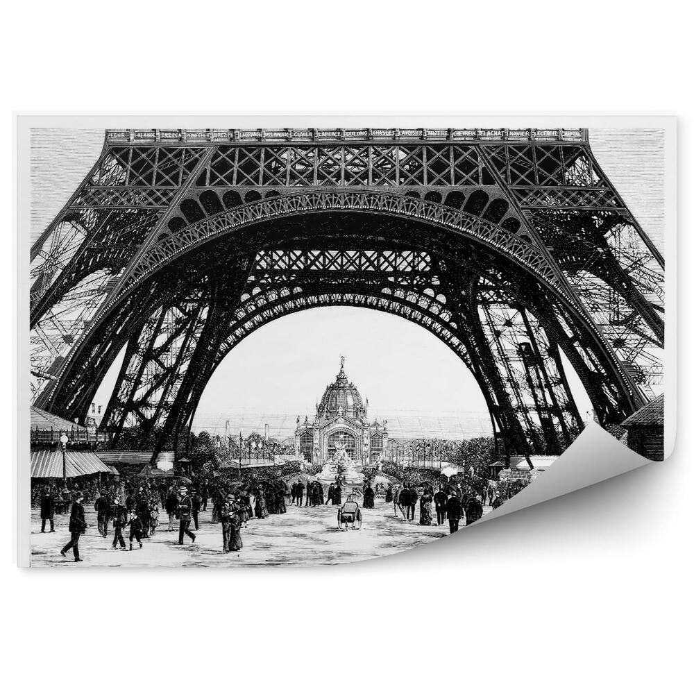 Fototapeta Paryż - wieża eiffla - francja