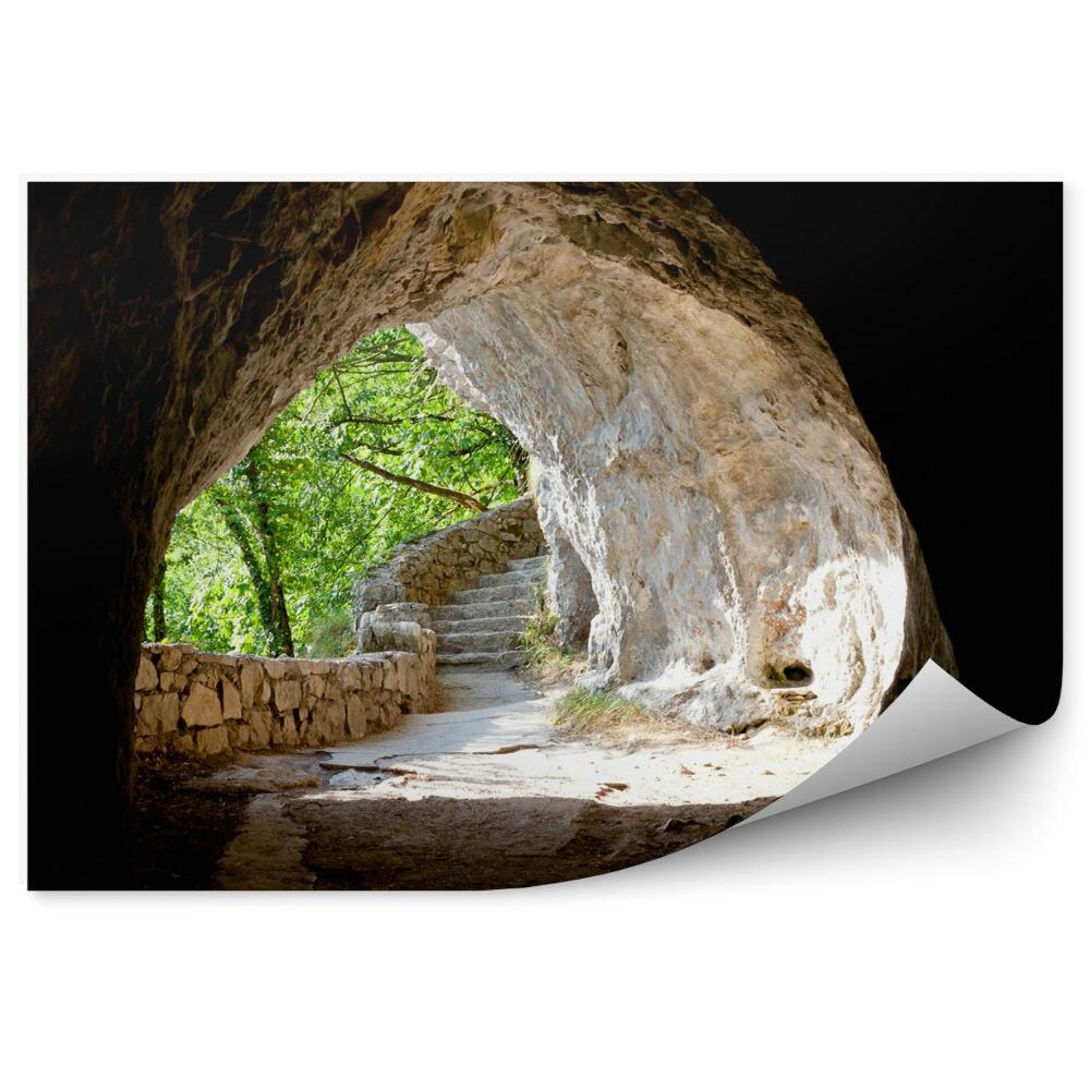 Fototapeta Tunel w plitvice lakes - chorwacja.