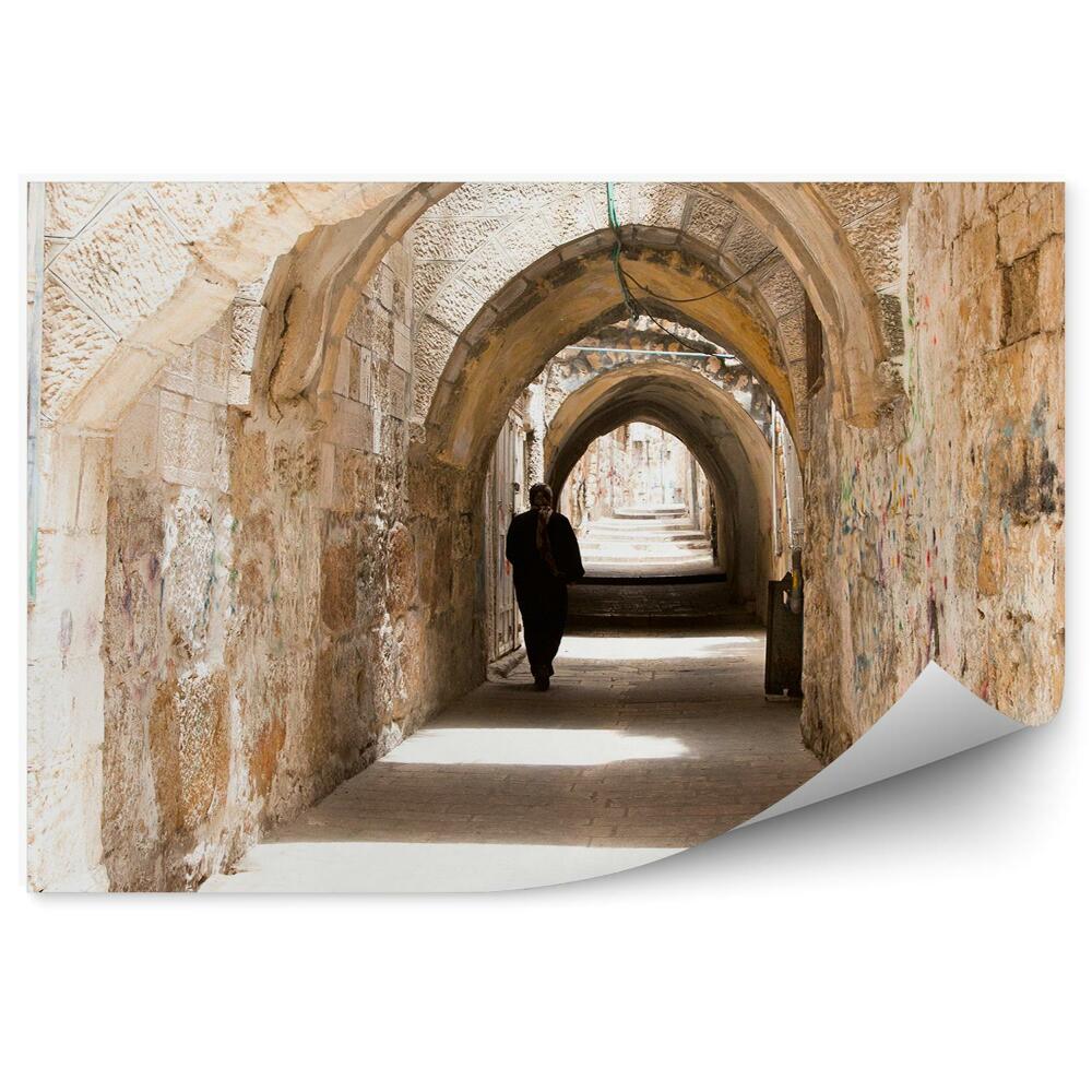 Okleina na ścianę Starożytna aleja jeruzalem