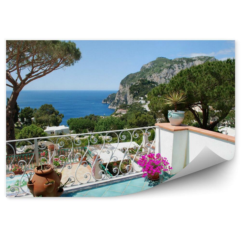 Fototapeta Capri balkon z widokiem