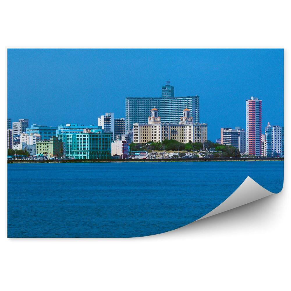 Fototapeta na ścianę budynki morze niebo Hawana Kuba