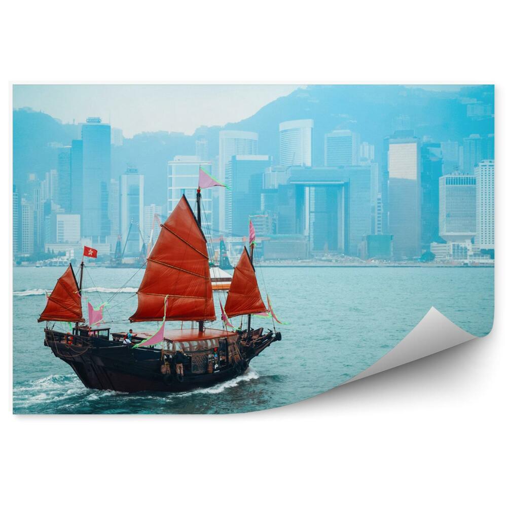 Fototapeta Tradycyjny chiński statek