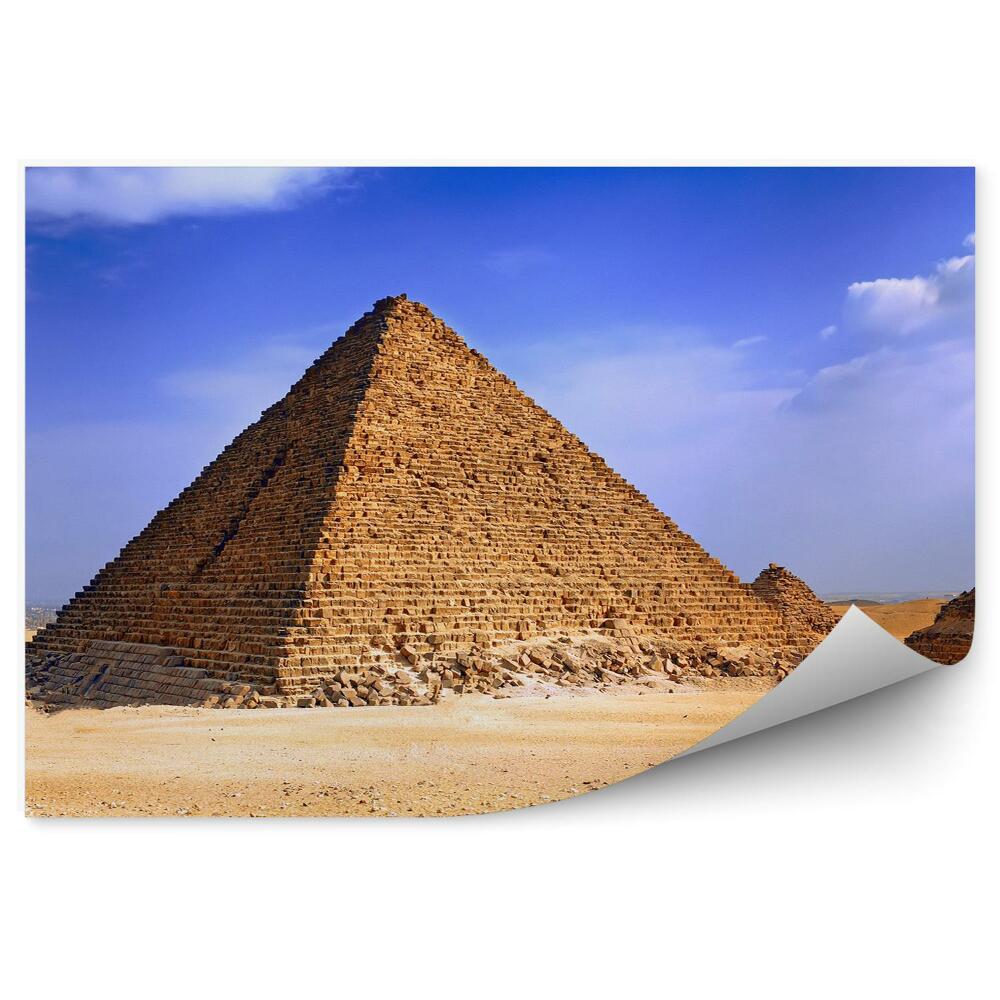 Okleina ścienna Egipt piramidy piasek miasto