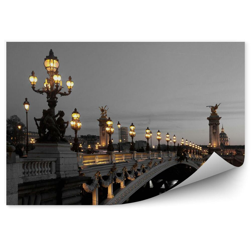Fototapeta Aleksander iii most paryż francja