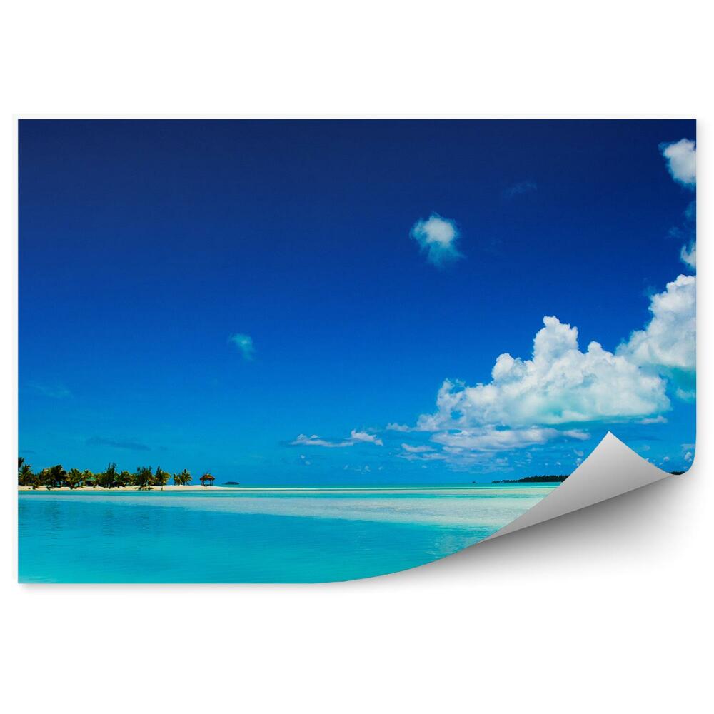 Fototapeta na ścianę Horyzont błękitna tafla wody tropikalna laguna