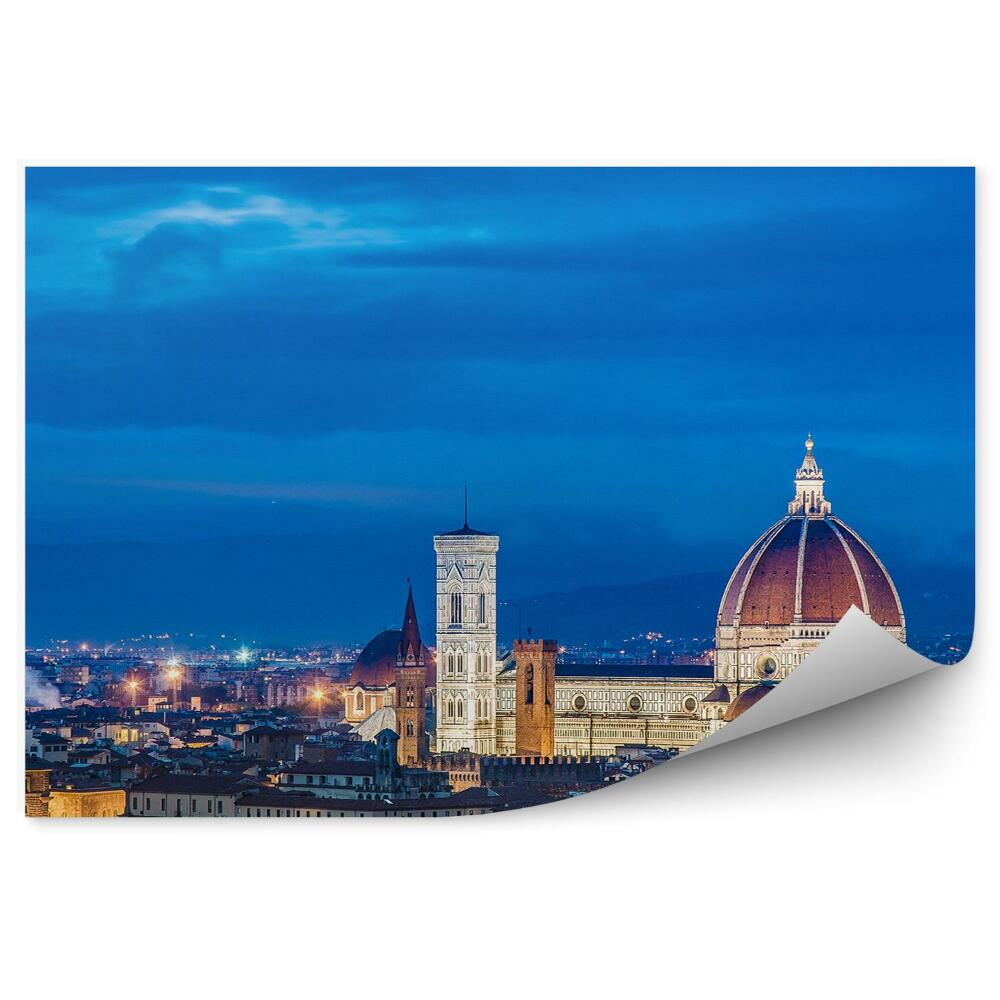 Fototapeta na ścianę katedra Santa Maria del Fiore budynki plac Michała Anioła Florencja