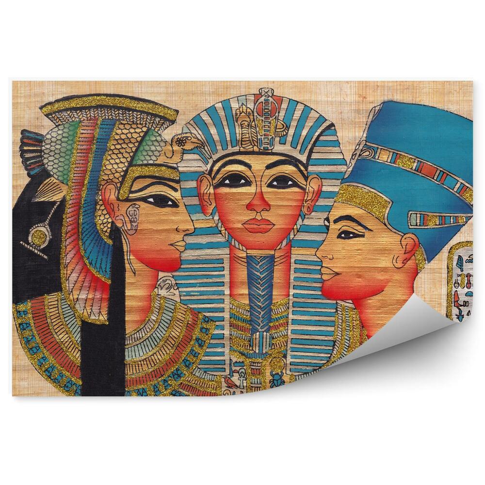 Okleina ścienna Egipski papirus historia kultura