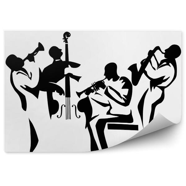 Fototapeta Kwartet jazzowy muzycy 