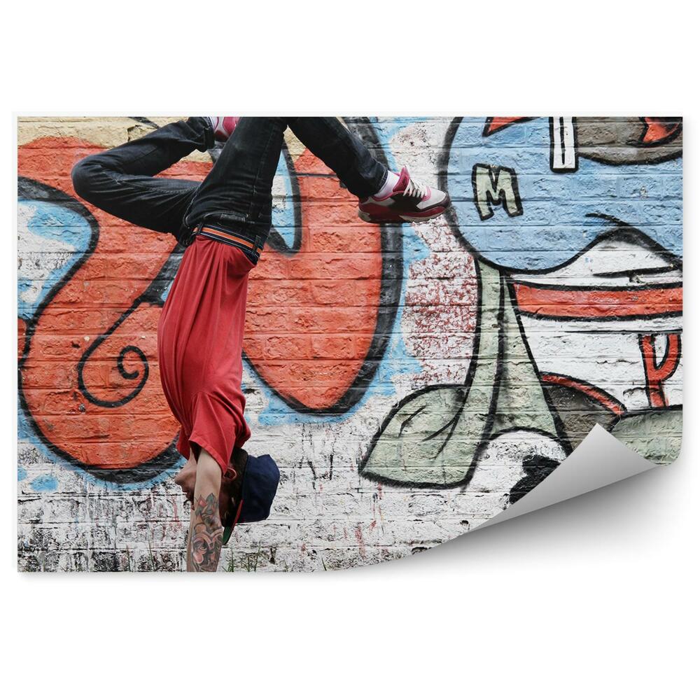 Fototapeta na ścianę Breakdance na ulicy graffiti