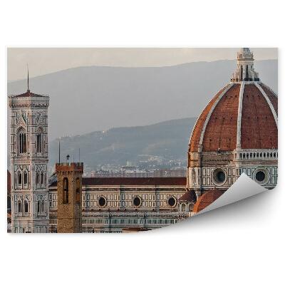 Fototapeta na ścianę katedra Santa Maria del Fiore budynki plac Michała Anioła Florencja