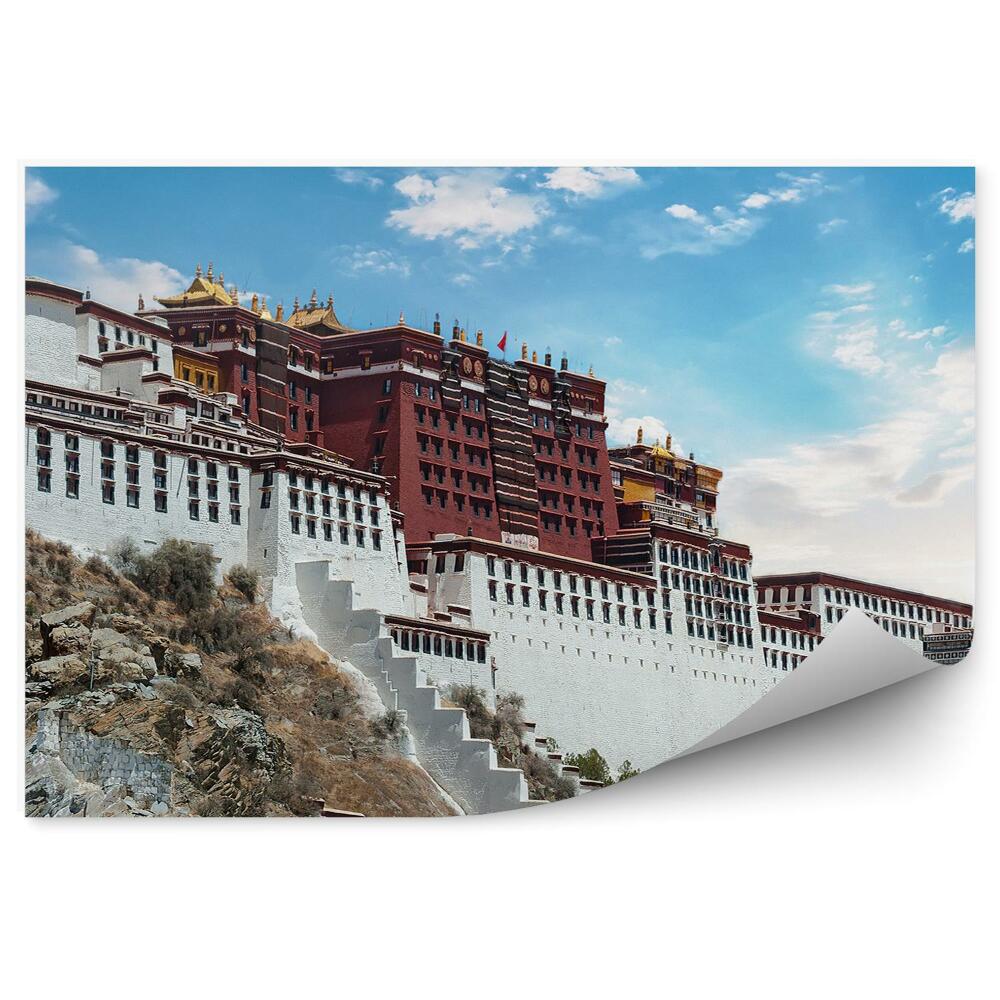 Okleina na ścianę Pałac tybet góry himalaje doliny khumbu nepal