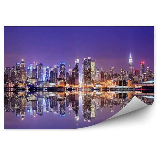 Fototapeta Manhattan skyline z odbicia