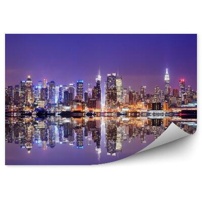 Fototapeta Manhattan skyline z odbicia