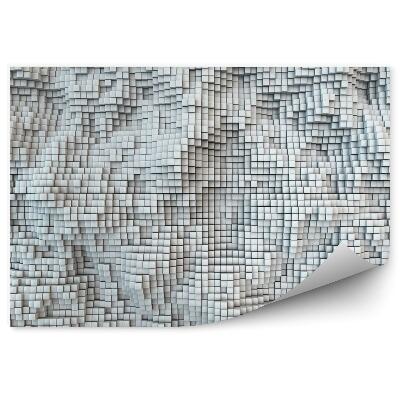 Fototapeta Biała płytka 3d