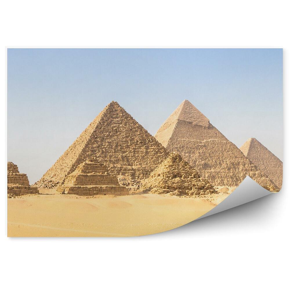 Okleina ścienna Wielkie piramidy w gizie kair egipt