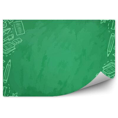 Okleina ścienna Grafika tablica rysunki edukacja szkoła przedmioty