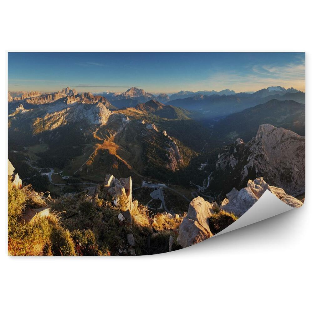 Fototapeta Krajobraz panorama włochy alpy - dolomity