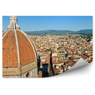Fototapeta na ścianę katedra Santa Maria del Fiore budynki plac Michała Anioła Florencja Włochy