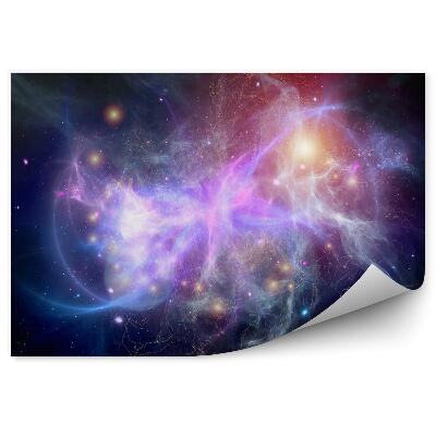 Fototapeta Wizualizacja mgławica fraktal światła kolory