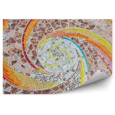 Okleina ścienna Mozaika spirala fraktal