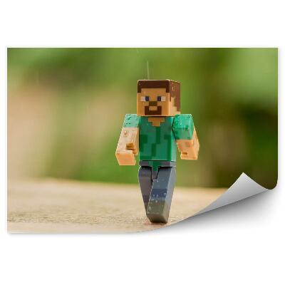 Fototapeta Ludzik zabawka deszcz ruch