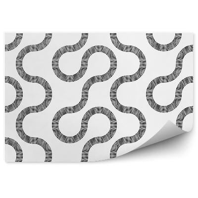 Fototapeta Nowoczesny czarno-biały wzór