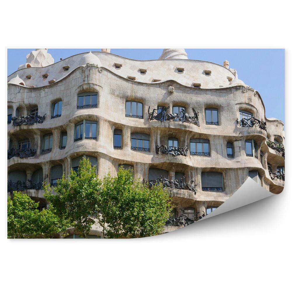 Fototapeta Architektura budynek barcelona kształty