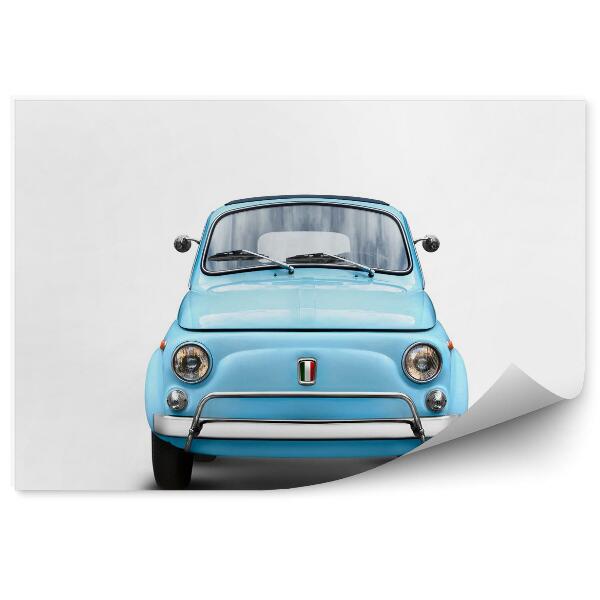 Fototapeta Blękitny fiat 500