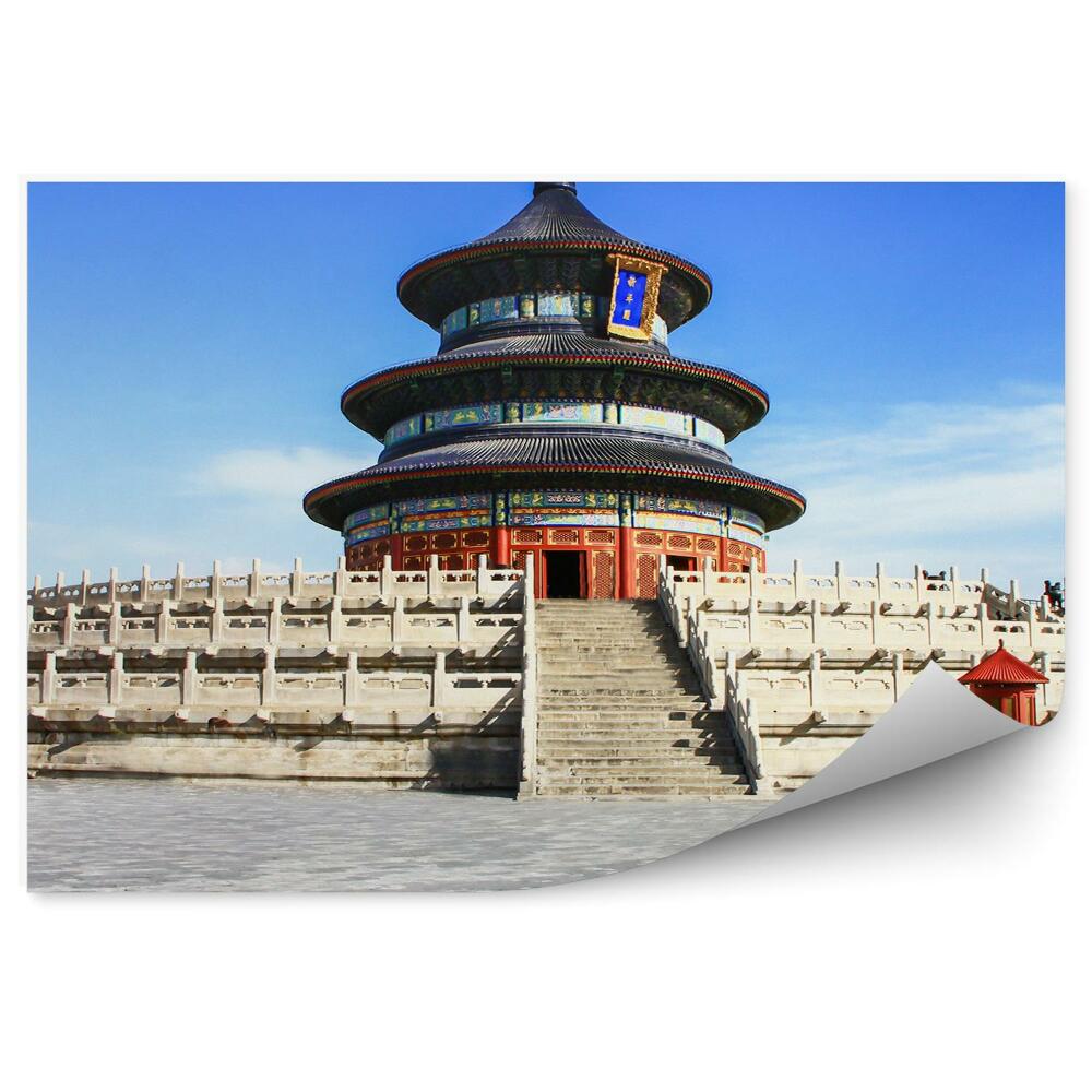 Okleina ścienna Pekin świątynia nieba chiny kolory