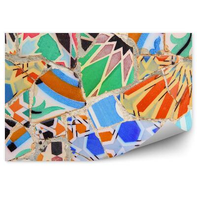 Okleina ścienna Mozaika gaudi barcelona