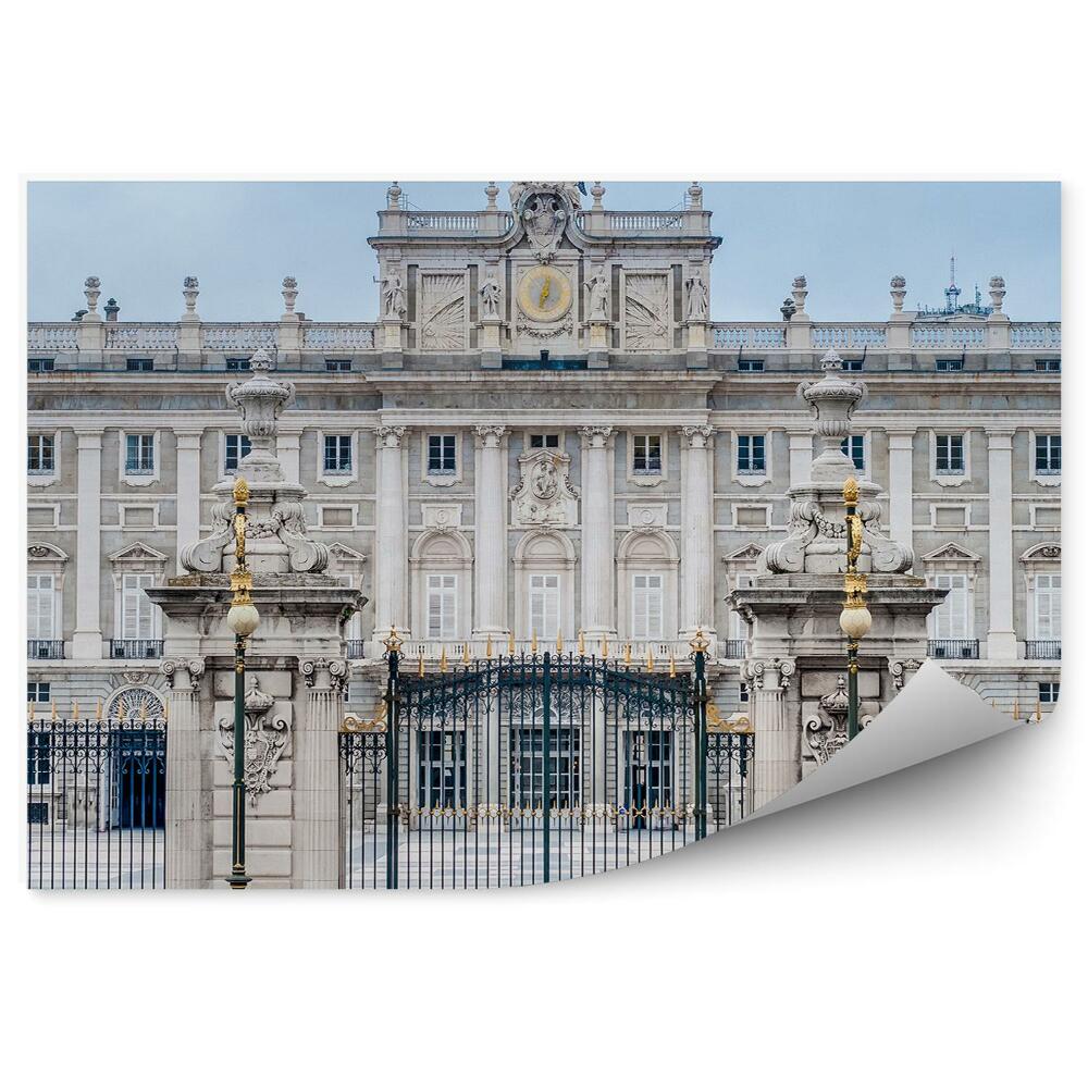 Fototapeta Pałac królewski madryt brama architektura
