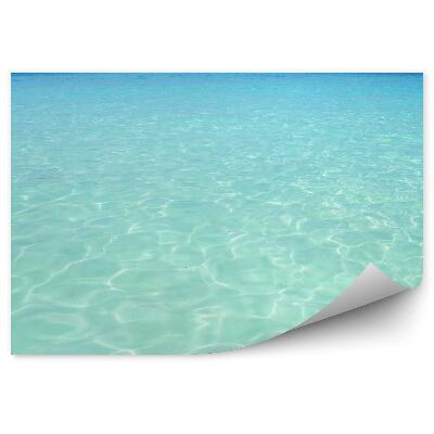 Okleina ścienna Ocean góry jacht niebo woda