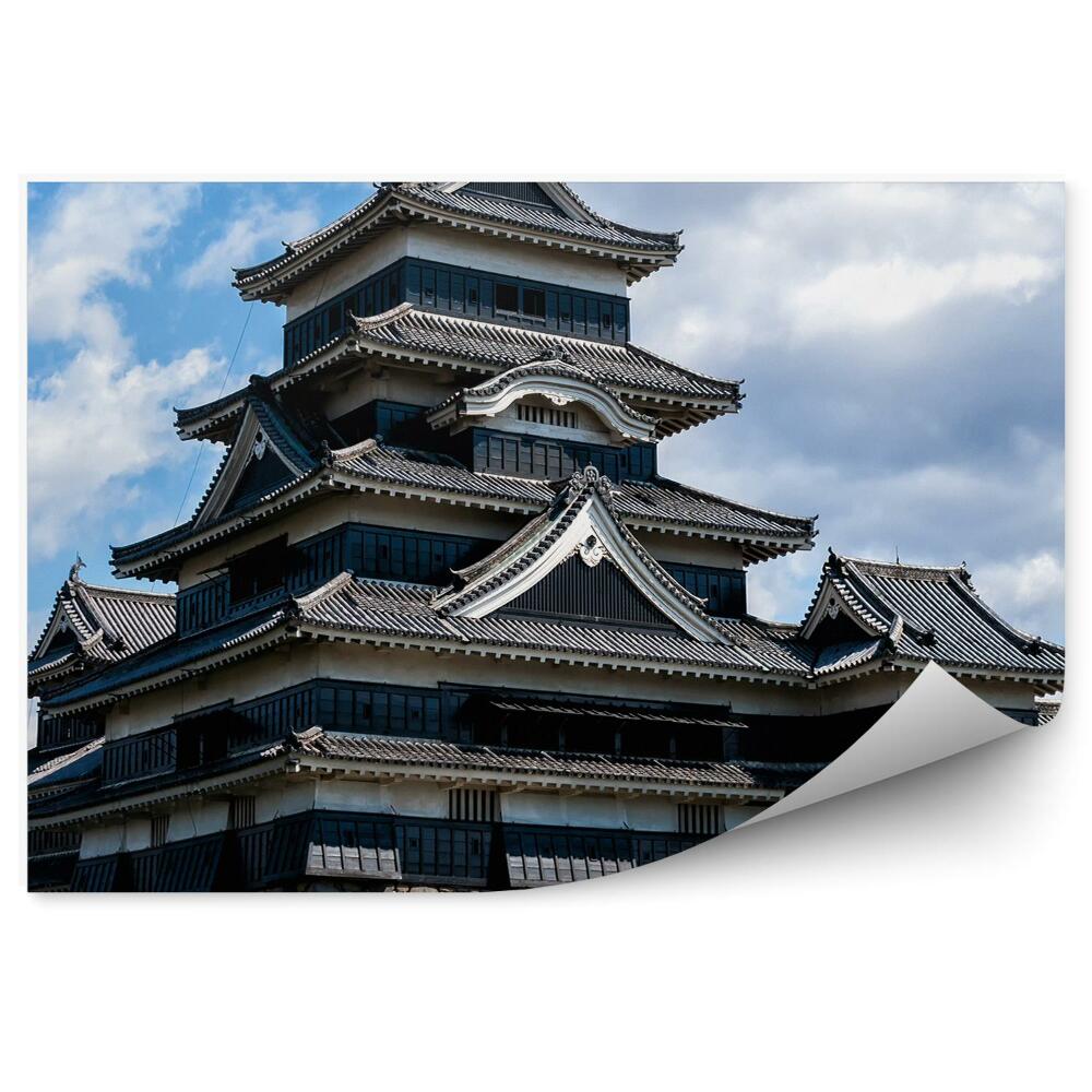 Okleina na ścianę Zamek matsumoto japonia azjatycka architektura
