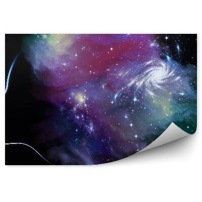 Fototapeta Twarz kobiety kosmos gwiazdy gwiazdozbiór niebo wszechświat